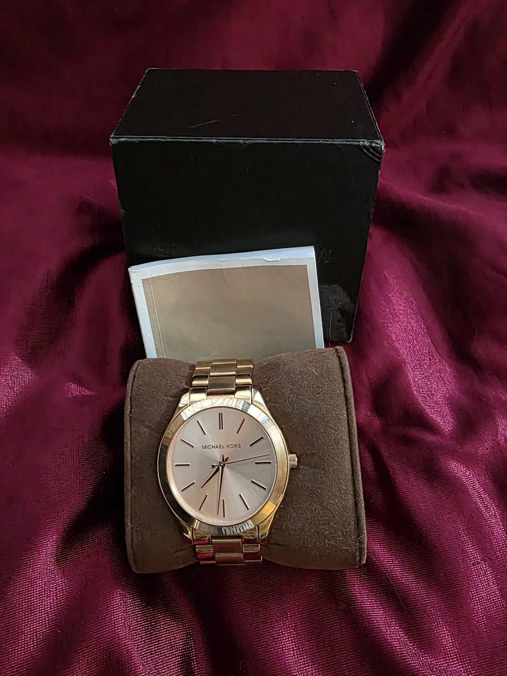 Michael Kors  Gold Tone Womens  Bracelet Watch